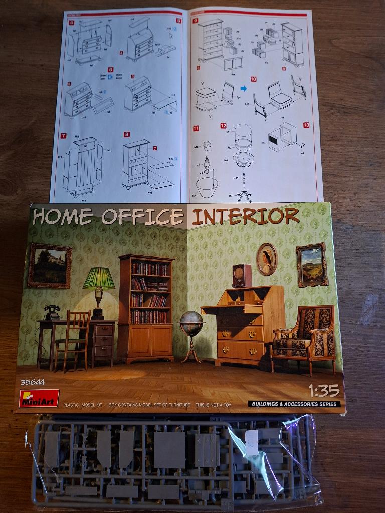 Décor intérieur, Enlèvement ou Envoi, Neuf, 1:35 à 1:50, Diorama