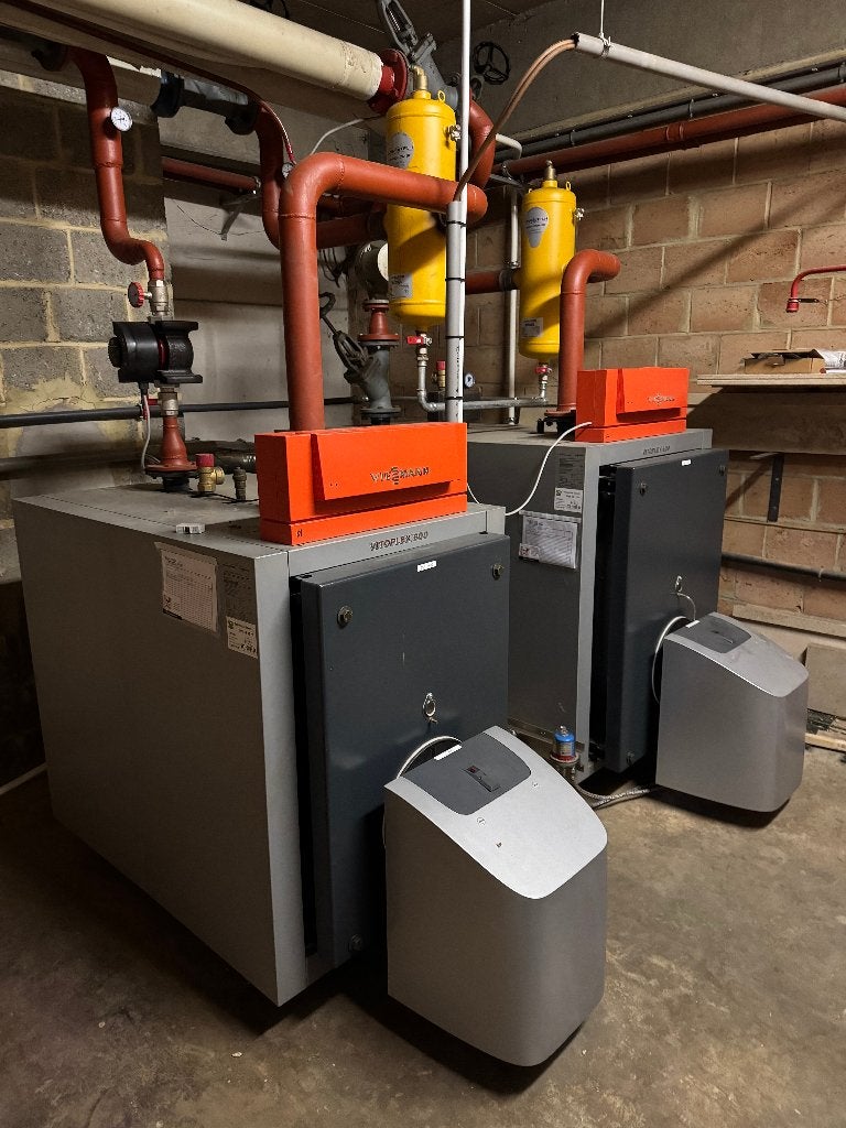 Viessmann Vitoplex 300 ketels 300 kW, Ophalen
