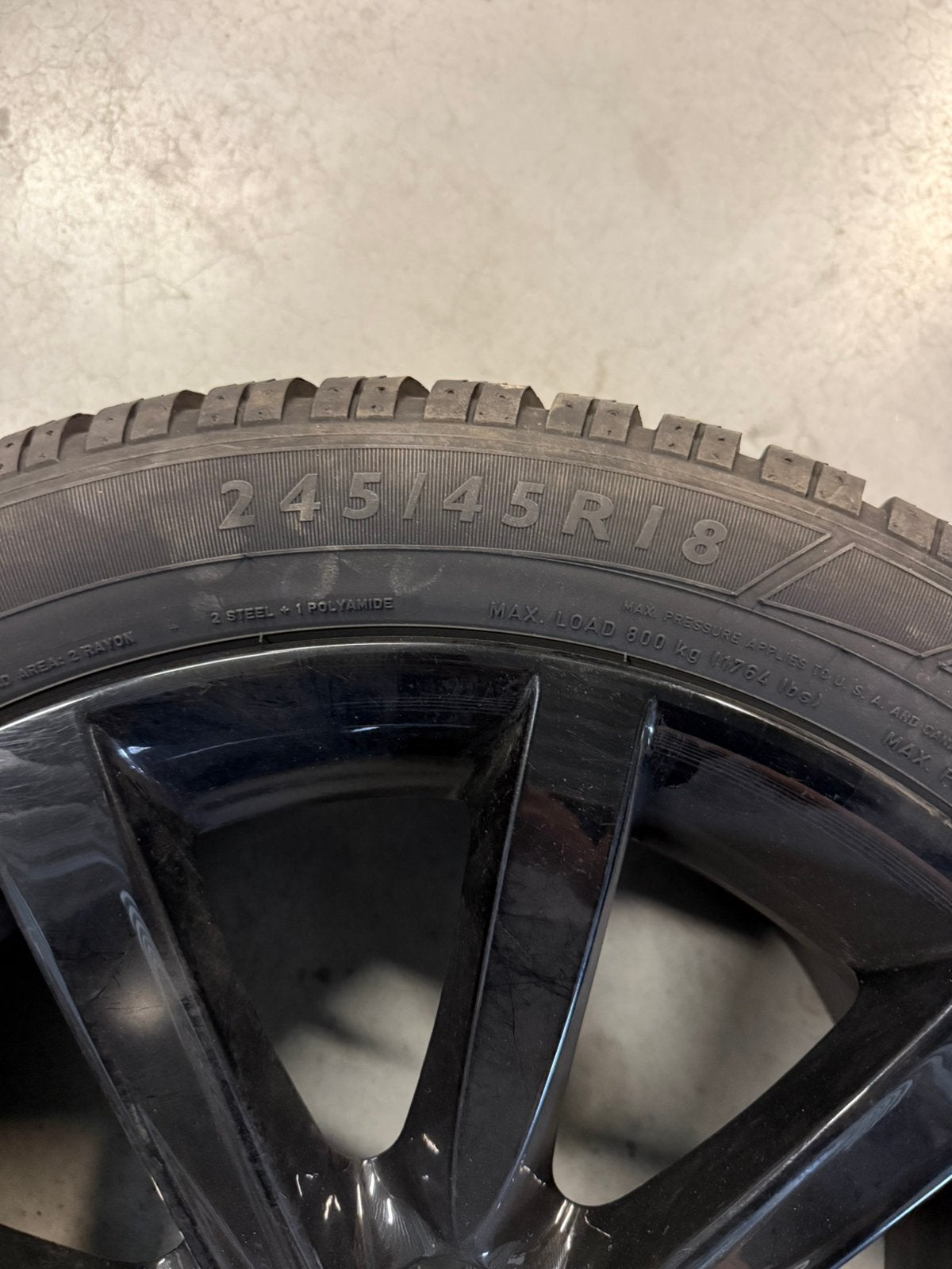 Winterset bmw 5 serie F10/F11, Auto-onderdelen, Ophalen, Winterbanden, Velg(en)