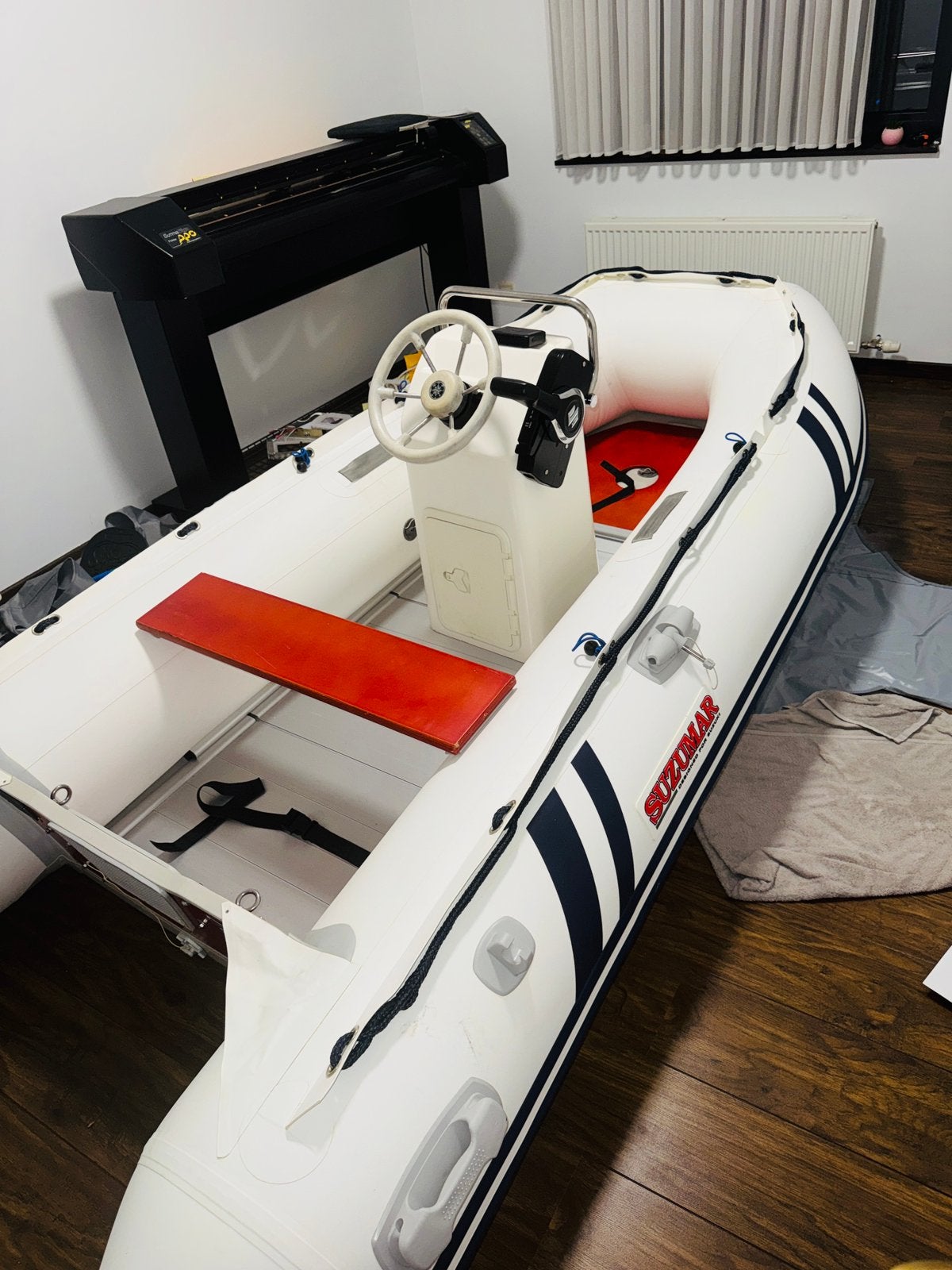 Suzumar DS320 + Yamaha 8PK 4-takt – Console & besturing, Aluminium, Suzumar, Ophalen of Verzenden, Zo goed als nieuw