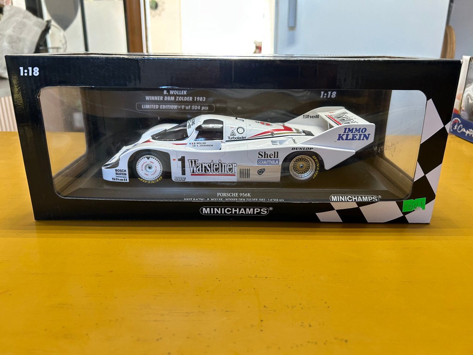 Porsche 956 k minichamps, Hobby & Loisirs créatifs, Voitures miniatures | 1:18, Enlèvement, Comme neuf, MiniChamps