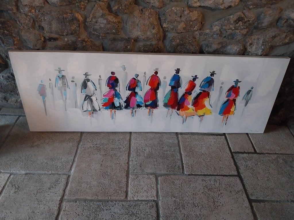 grand tableau, 150 cm, 50 cm, Comme neuf, Enlèvement
