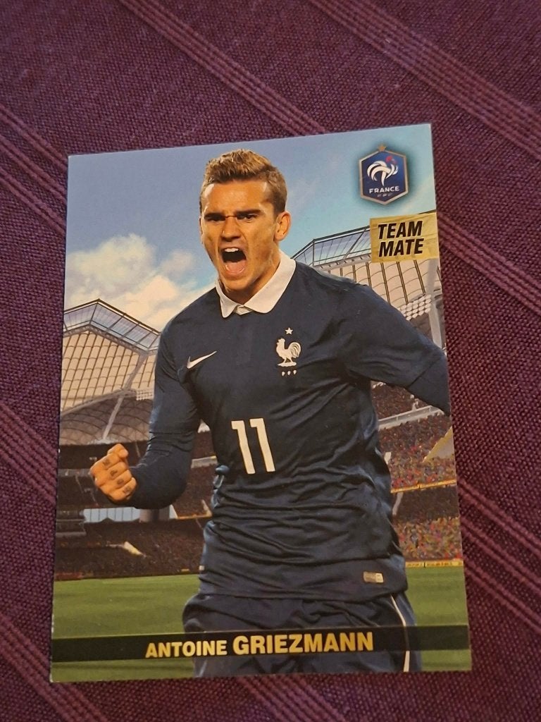 Panini / Voetbalkaart : Antoine Griezmann / Frankrijk, Verzamelen, Ophalen of Verzenden, Gebruikt, Spelerskaart
