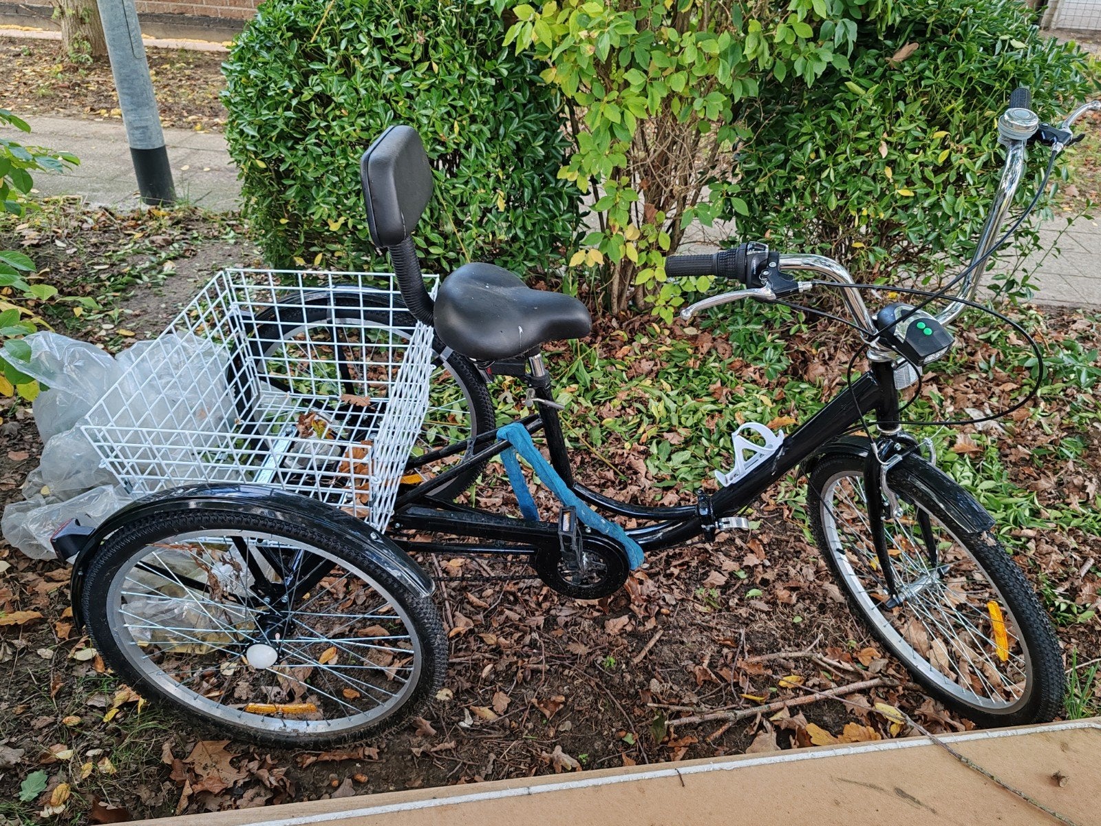 3 wielerfiets, Ophalen
