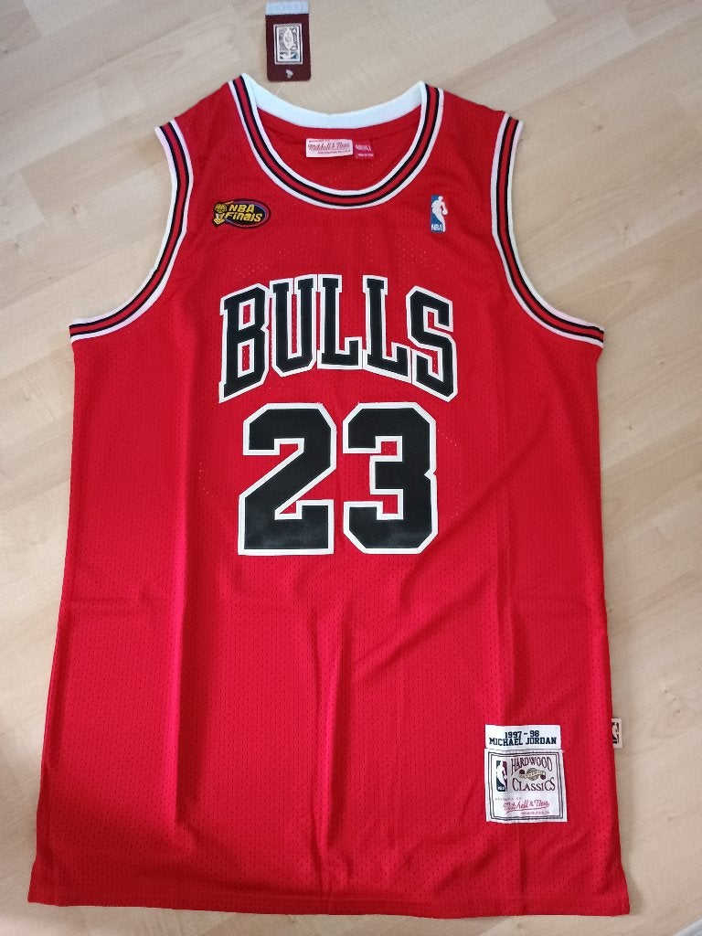 Chicago Bulls Retro Jersey Jordan Finals 98' maat: XL, Sports & Fitness, Basket, Enlèvement ou Envoi, Neuf, Vêtements