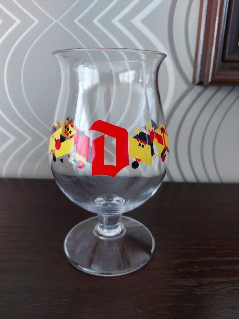 Duvel glas 'EK 2020' tritan, Verzamelen, Glas en Drinkglazen, Ophalen of Verzenden, Bierglas