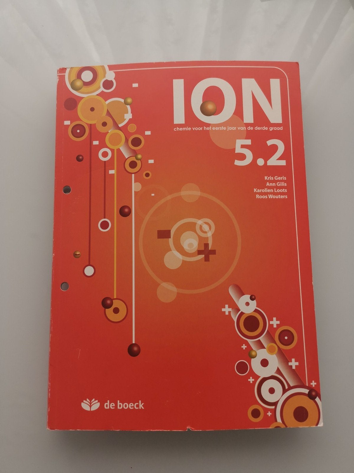ION 5.2 chemie werkboek, Boeken, Schoolboeken, Annie Gilis; Kris Geris, ASO, Scheikunde, Ophalen of Verzenden