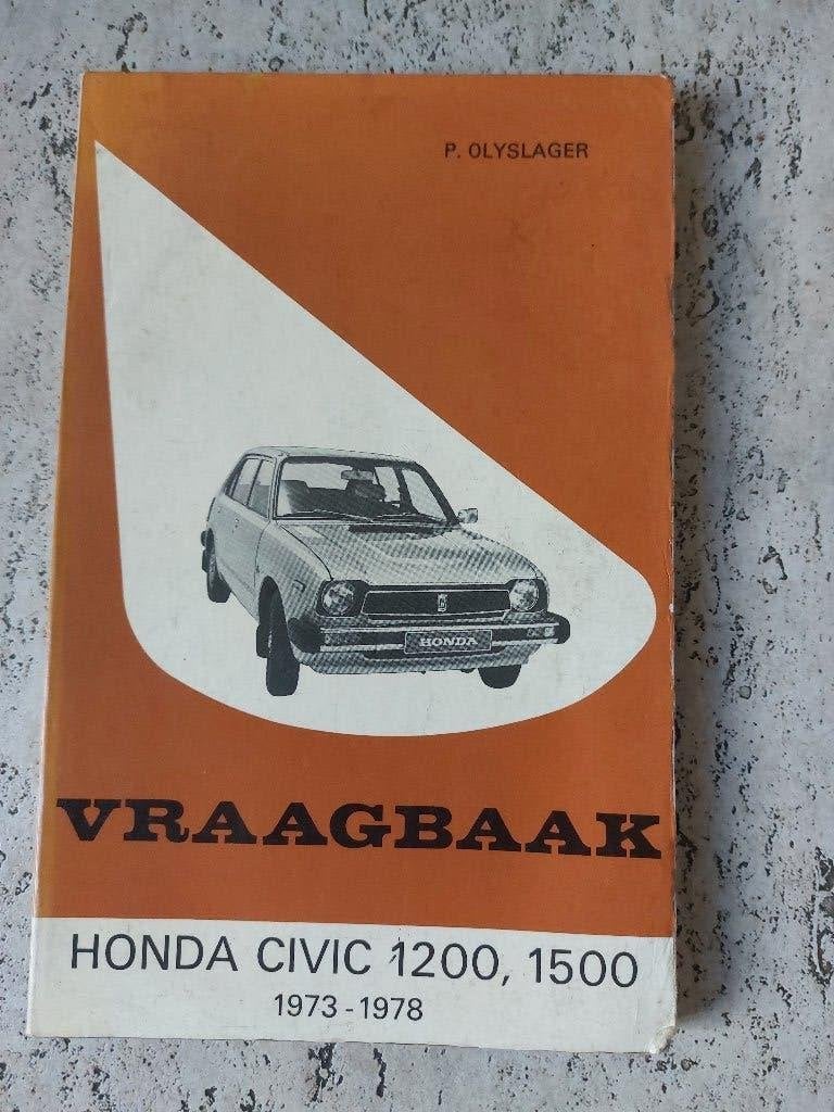 Vraagbaak honda civic 1973-1978, Auto diversen, Handleidingen en Instructieboekjes, Ophalen