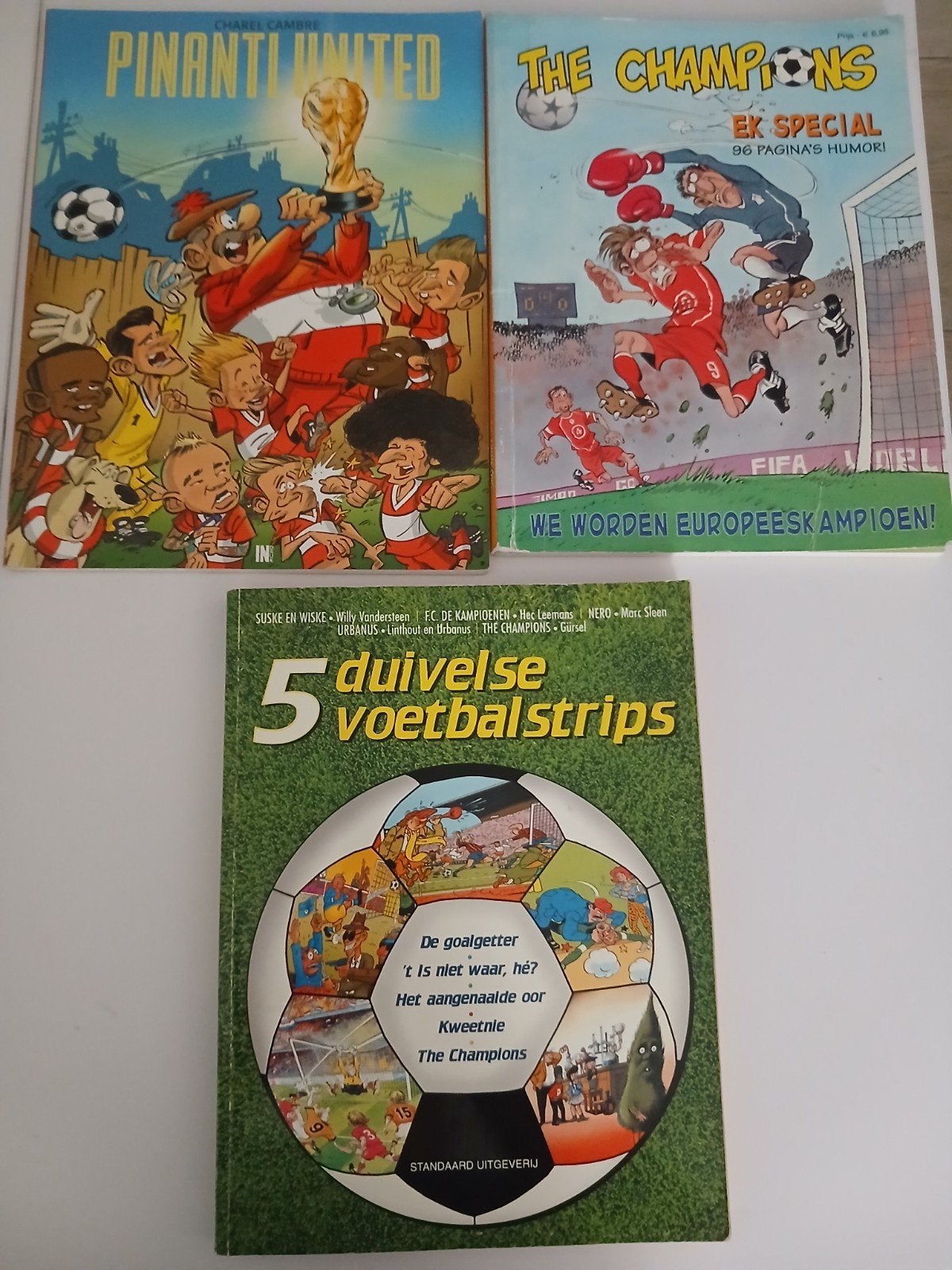 voetbal strips, Meerdere stripboeken, Ophalen, Gelezen