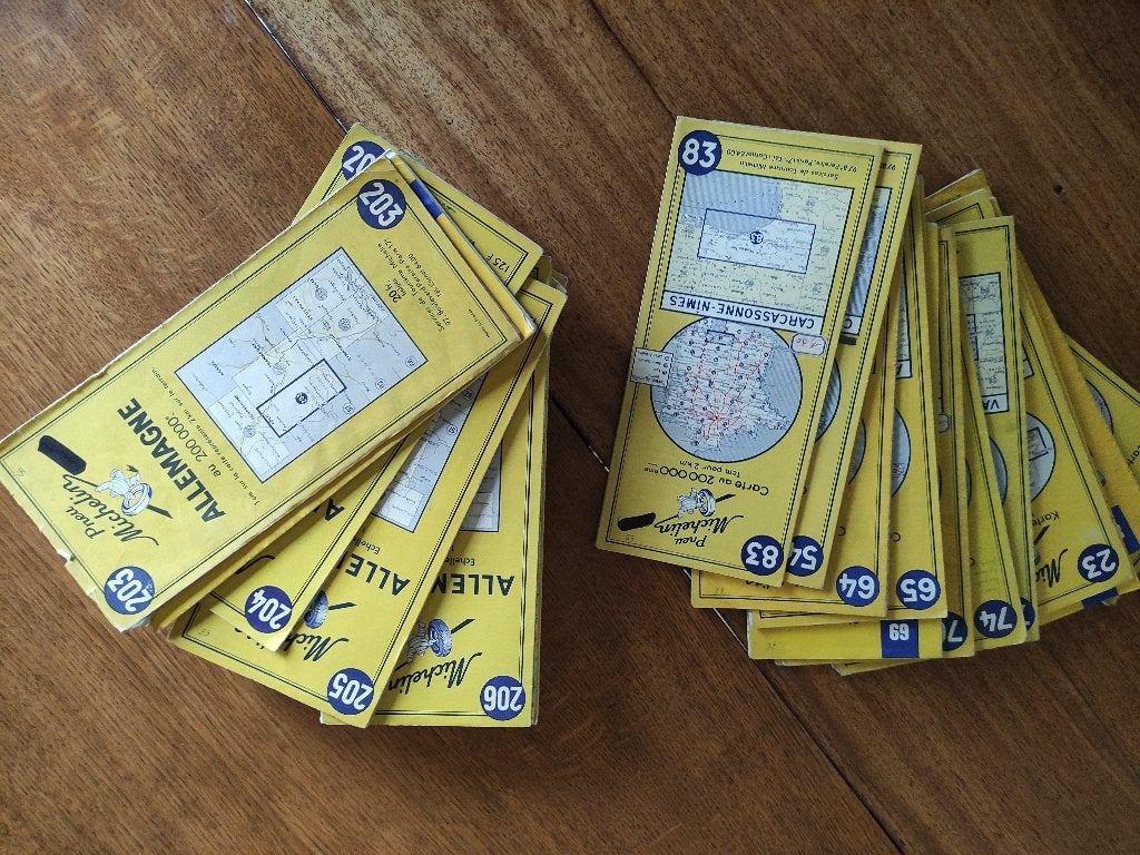Cartes routières anciennes 50-60-70…, Enlèvement
