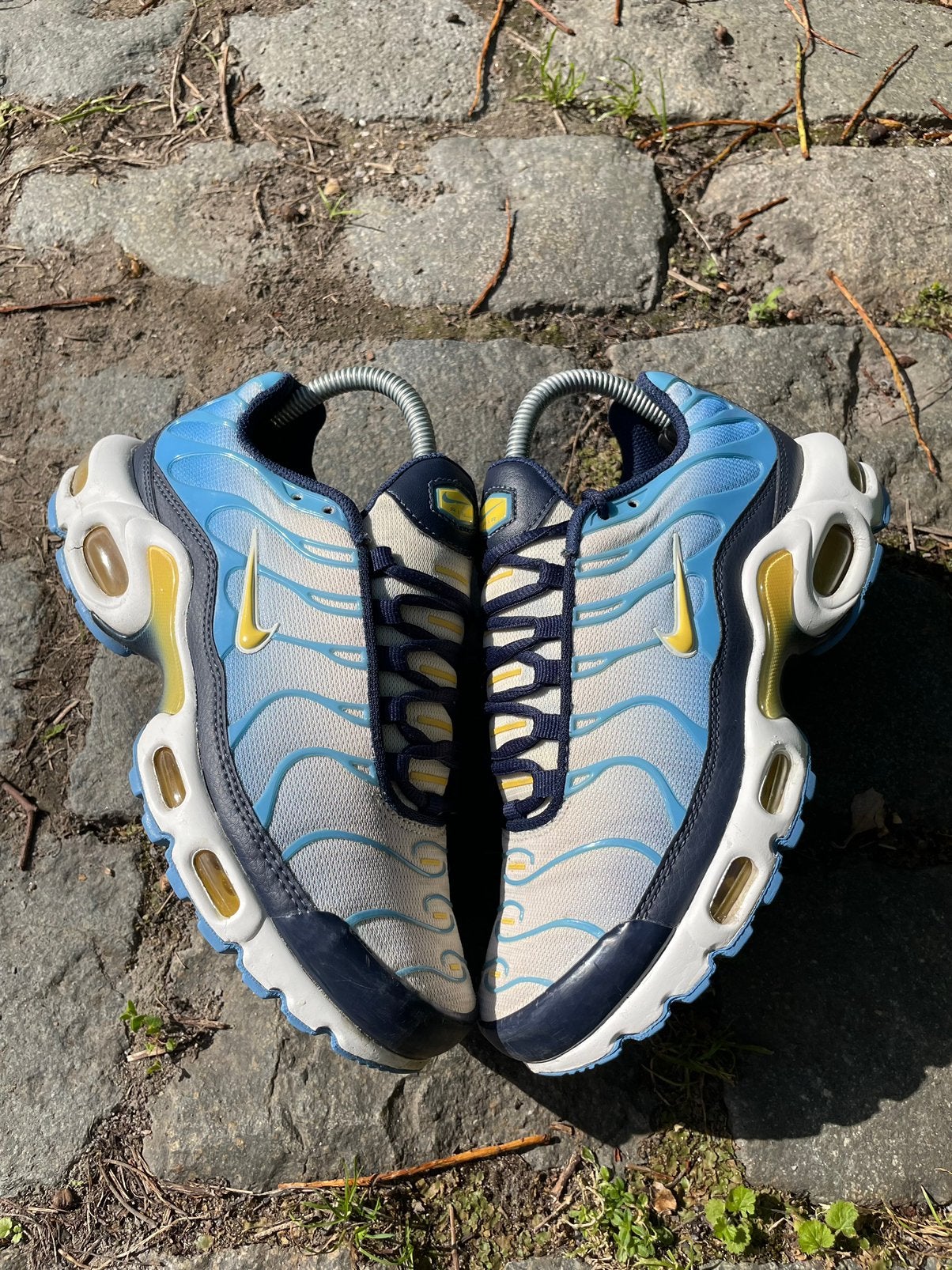 Nike Air Max Plus University Blue/Coconut Topaz Taille 38, Vêtements | Femmes, Chaussures, Porté, Sneakers et Baskets, Bleu, Enlèvement ou Envoi
