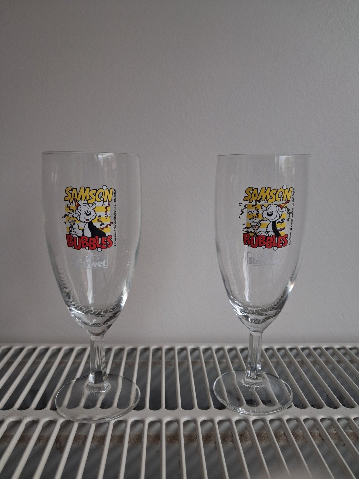 Set van 2 Samson glazen, Verzamelen, Ophalen, Gebruikt, Borrel- of Shotglas