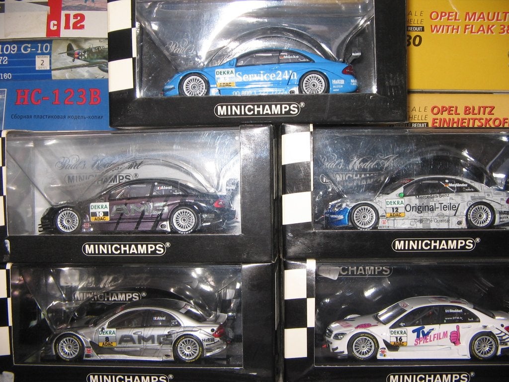 mercedes dtm wagens op 1/43, Hobby en Vrije tijd, Modelauto's | 1:43, Ophalen of Verzenden, Nieuw, Auto, MiniChamps