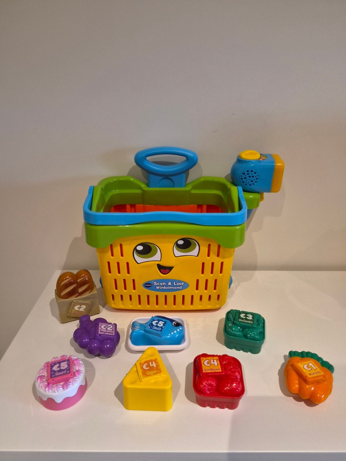 Vtec speelgoed winkelmandje, Kinderen en Baby's, Ophalen of Verzenden, Zo goed als nieuw, Speelset, Met geluid