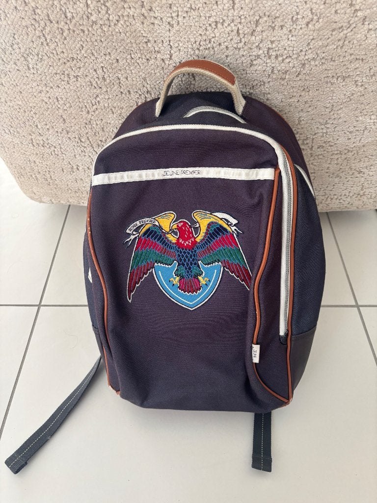 Boekentas/Rugzak, Ophalen of Verzenden, Gebruikt, Rugzak, Blauw