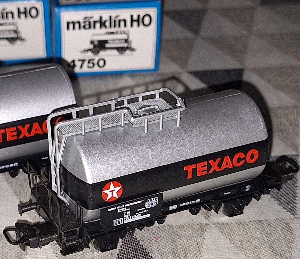 Märklin HO 4750 ketelwagen "Texaco" van de DB, Ophalen of Verzenden, Zo goed als nieuw, Wagon, Märklin