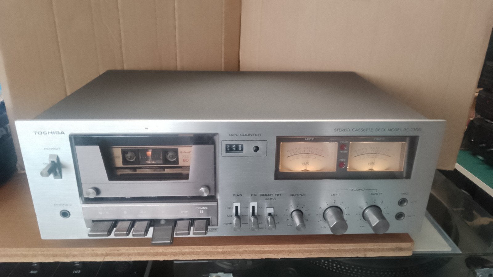 Prachtig cassette dek Toshiba volledig na gezien koopje, Audio, Tv en Foto, Cassettedecks, Ophalen