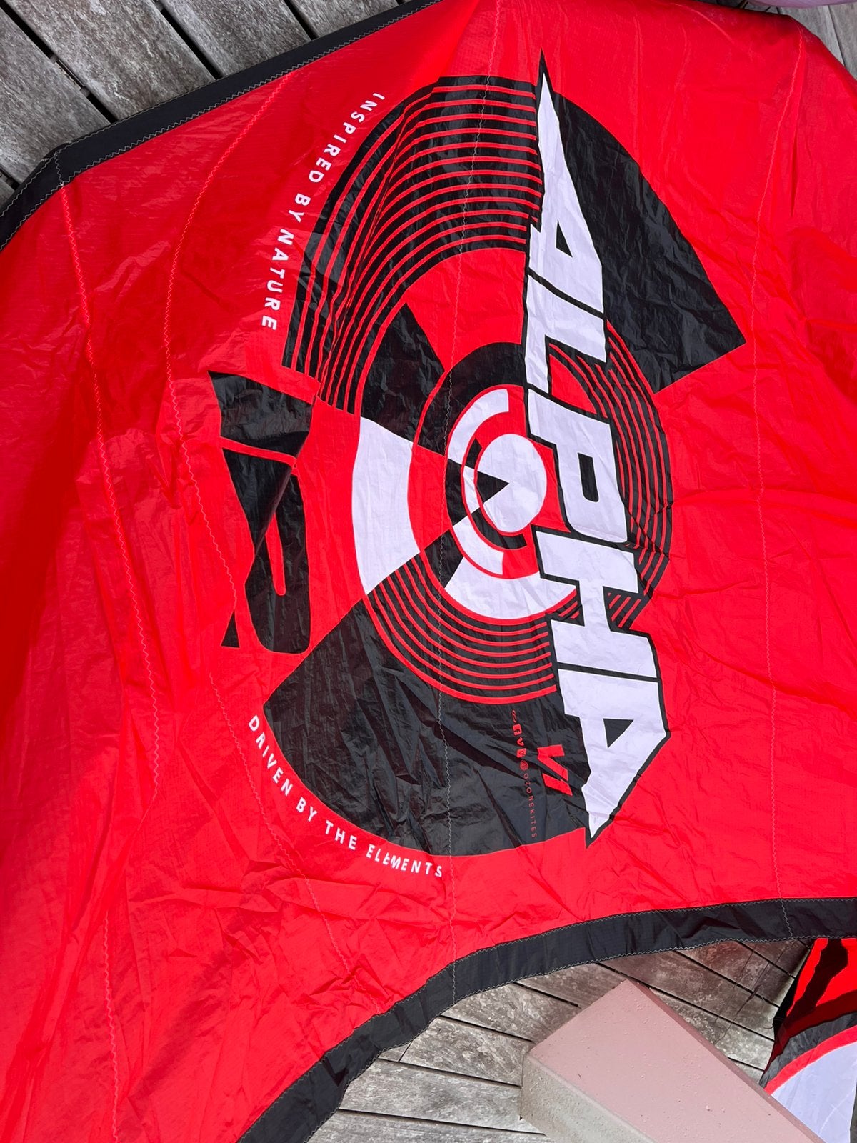 Ozone Kite Alpha V1 12m2 en 10m2 en Ozone kitebar, Ophalen, Kite