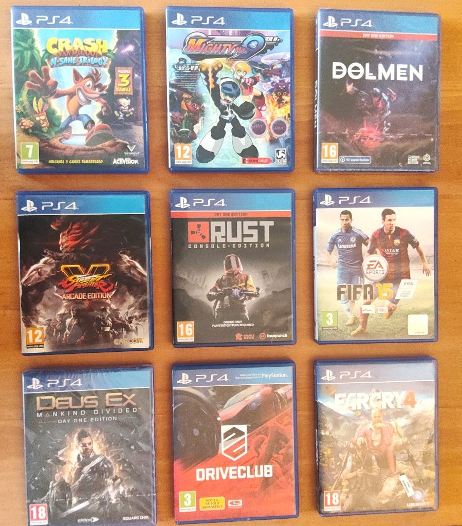 9 PS4 spelletjes (2 sealed), Gebruikt, Overige genres, Ophalen of Verzenden, 3 spelers of meer