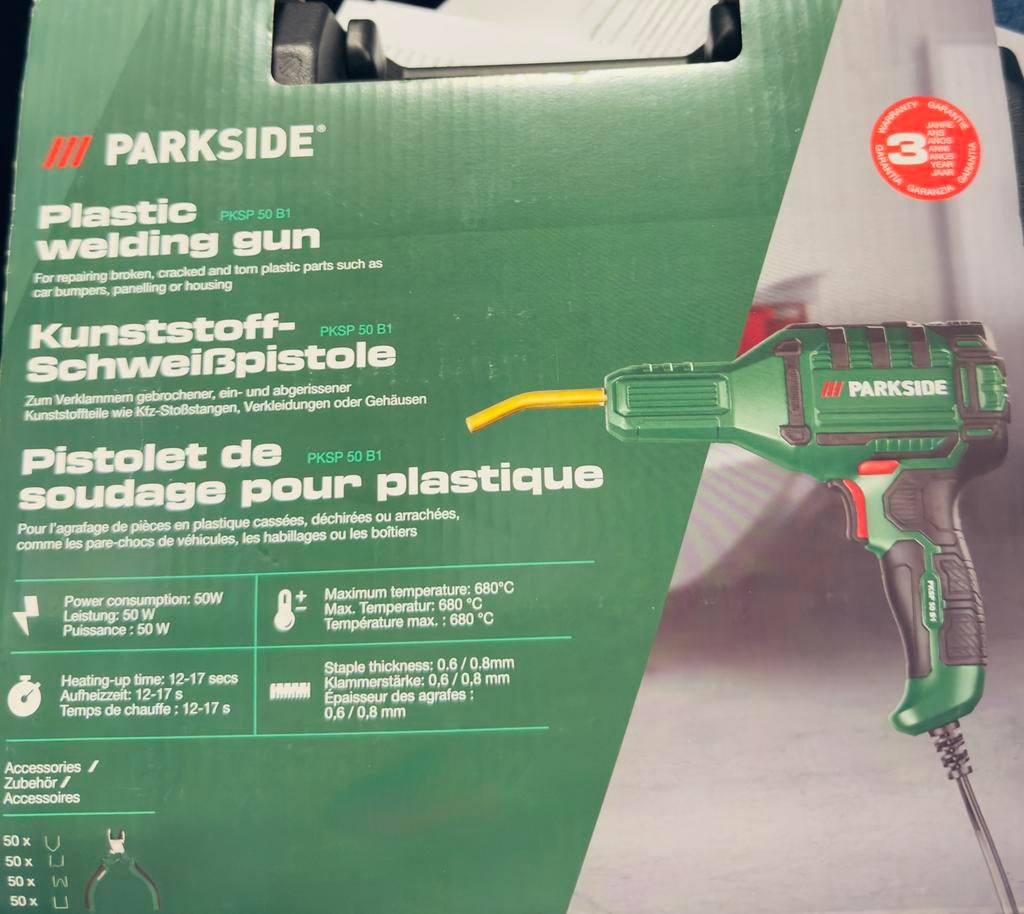 Pistolet de soudage plastique avec accessoires, Enlèvement ou Envoi, Neuf
