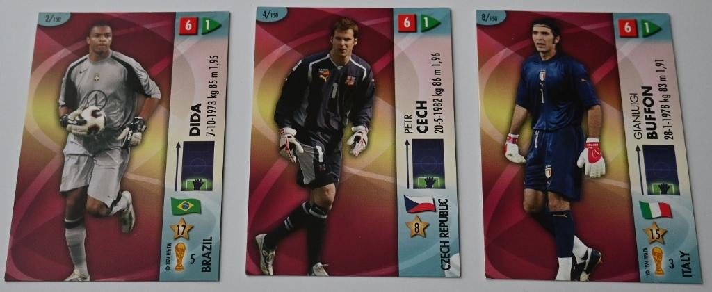 Cartes Panini/Allemagne/Coupe du monde 2006/ 22 cartes, Enlèvement ou Envoi, Comme neuf, Cartes de joueur