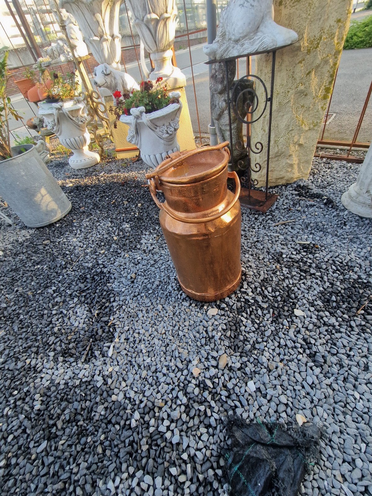 Pot à lait en cuivre 45€, Enlèvement