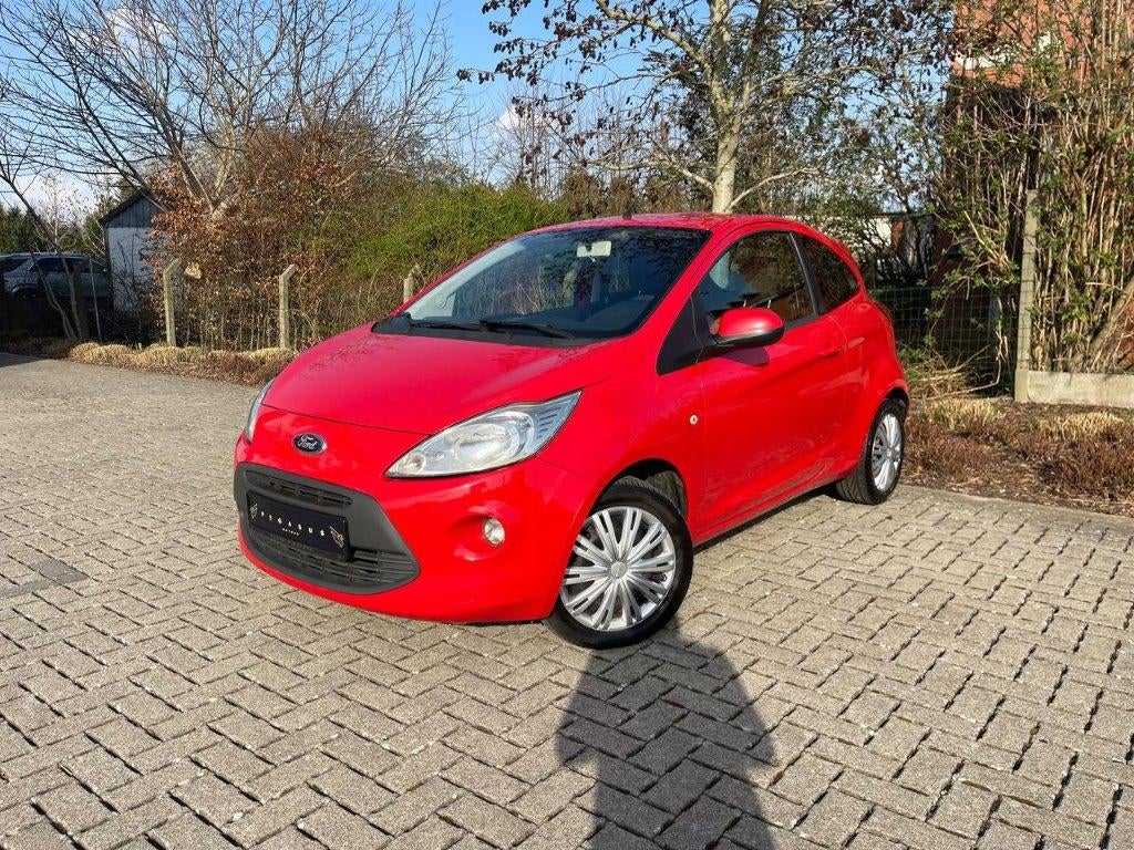 Ford Ka 1.2-2014/210.000 km/Benzine/EURO 6-Gekeurd, Autos, Ford, Rouge, Essai à domicile, Euro 6, Entreprise