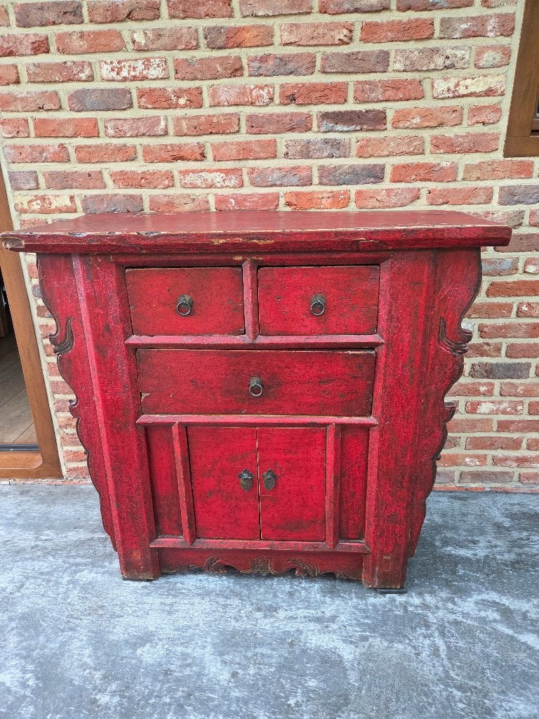 Oud Chinees kastje, Ophalen