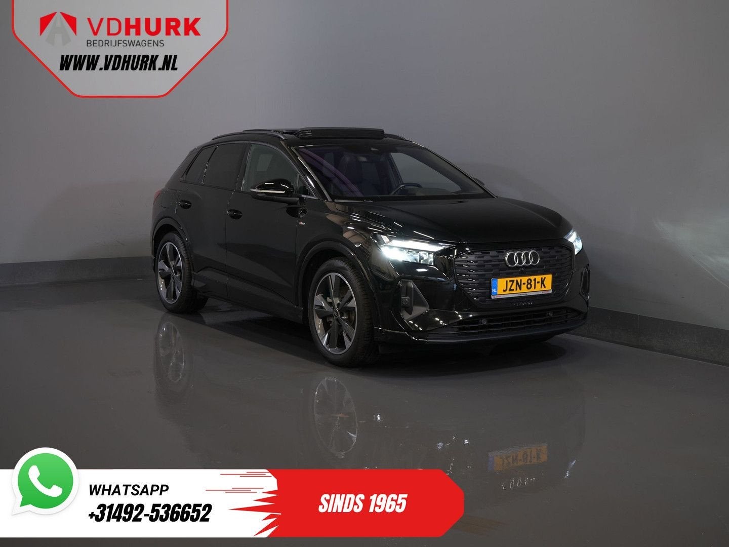 Audi Q4 e-tron 40 77kWh 523 km WLTP S-Line/ Pano/ Leder/ Key, Autos, Electronic Stability Program (ESP), Achat, Automatique, 82 kWh