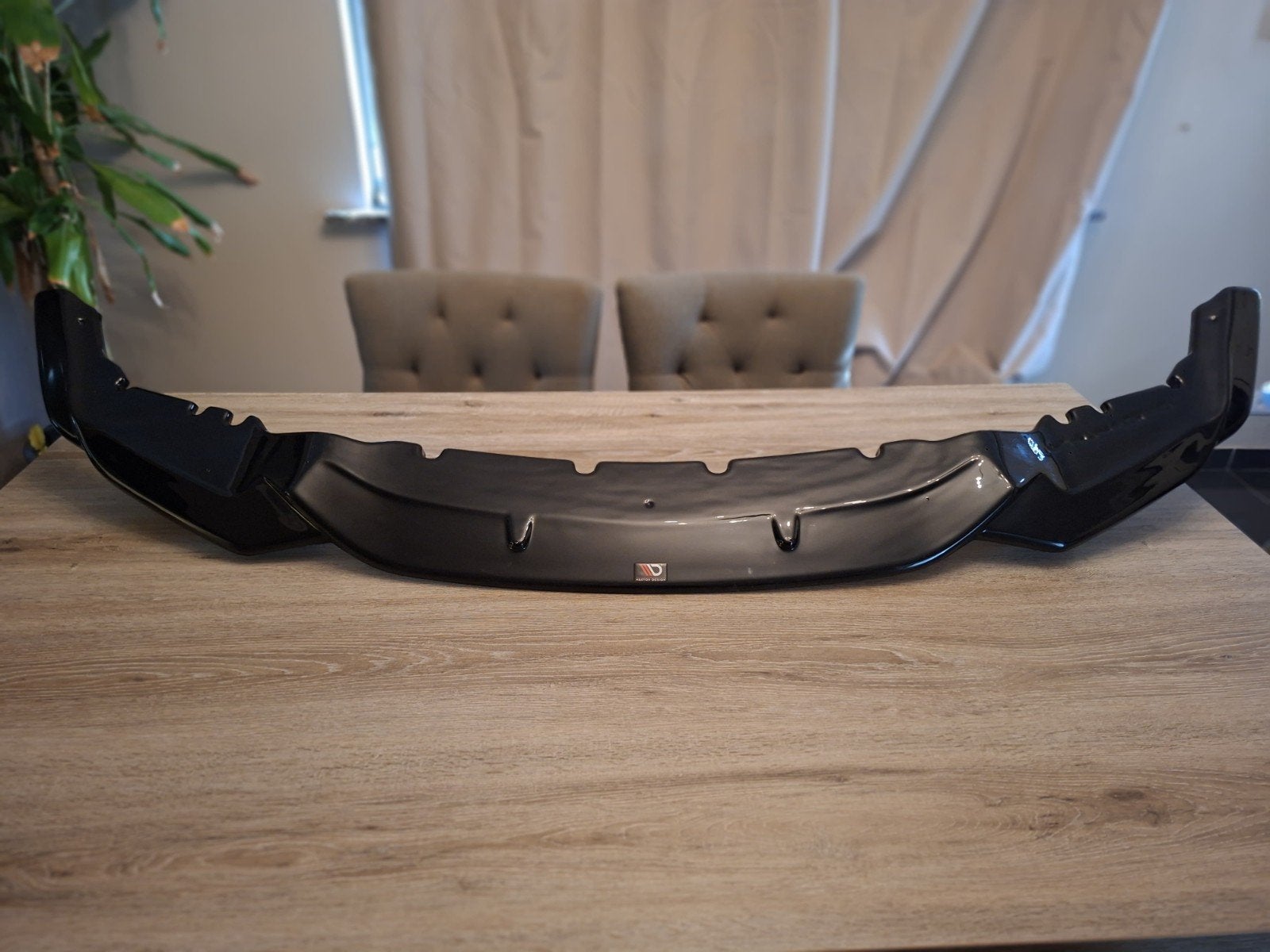 Maxton Design BMW M2 Front Lip / Front Splitter Glossy Black, Enlèvement