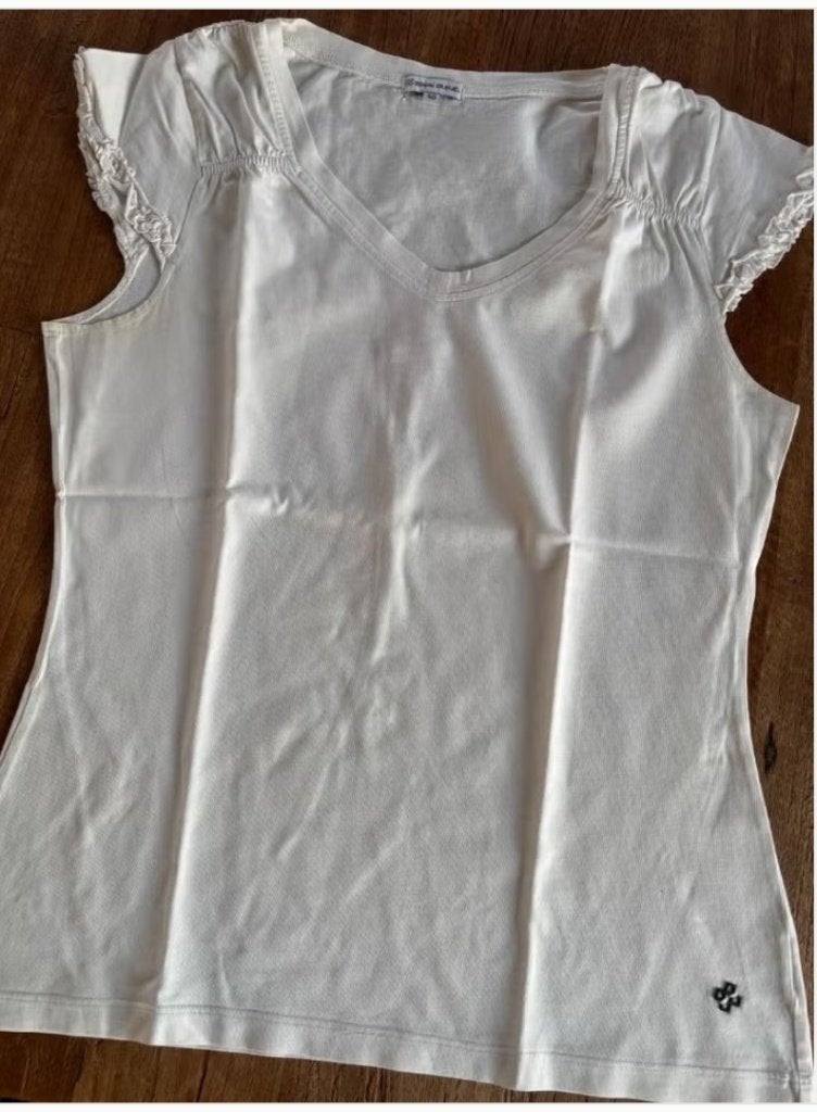 Tee-shirt bleue Terre taille 40, Manches courtes, Taille 38/40 (M), Enlèvement ou Envoi, Terre Bleue