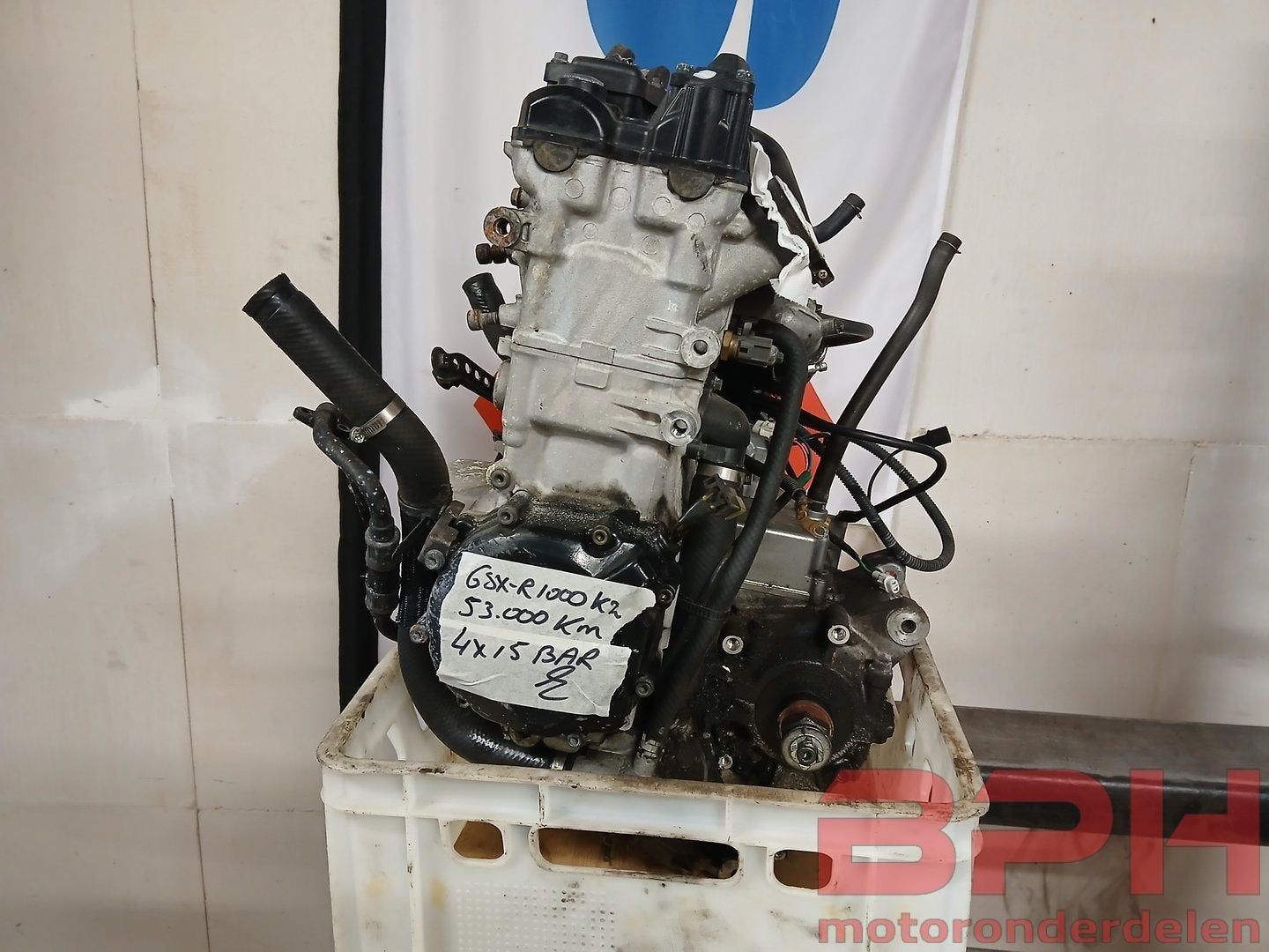 Motorblok Suzuki GSX-R 1000 K1 - K2 2001 t/m 2002 engine mot, -, -, Enlèvement, Utilisé