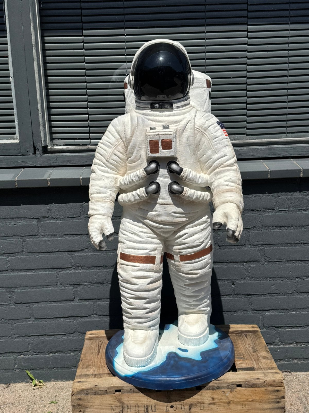Grande statue d'astronaute XL, Enlèvement, Utilisé, Humain