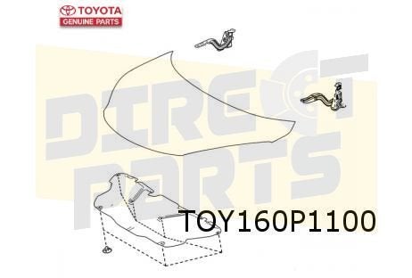 Toyota Aygo X 12/25- (B70) Moterkap  Origineel! 533010H110, Autos : Pièces & Accessoires, Neuf, -, -, Toyota