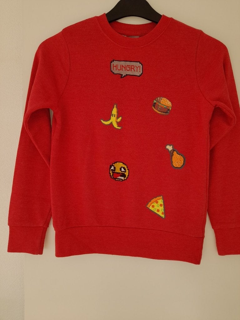 sweater rood maat146, Ophalen of Verzenden, Zo goed als nieuw, Maat 46 (S) of kleiner, JBC