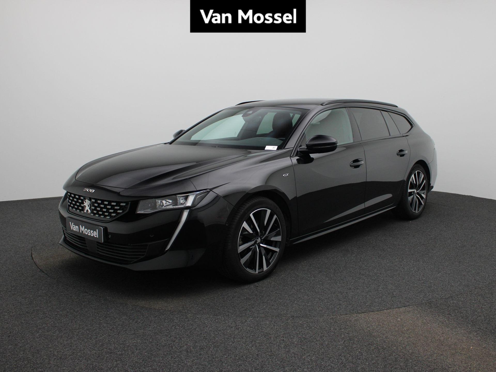 Peugeot 508 SW 1.2 PureTech 130 S&S EAT8 GT, Stof, Gebruikt, 4 cilinders, Zwart