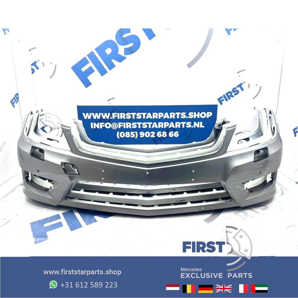 W204 Facelift AMG voorbumper A2048807847 PDC zwart wit grijs, Auto-onderdelen, Gebruikt, -, Voor, Ophalen of Verzenden