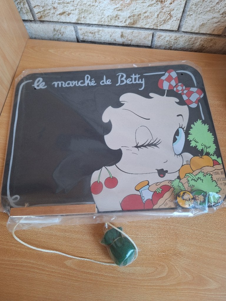 Betty Boop vintage schilderij van tropico 1992, Ophalen of Verzenden, Nieuw, Mens
