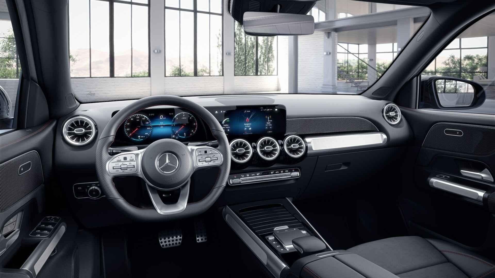 Mercedes-Benz GLB-klasse 180 d AMG Line | Night Pack | Verwa, Auto's, Dealer onderhouden, Gebruikt, Zwart, 4 cilinders