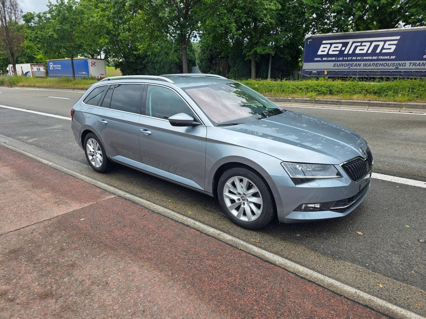 Skoda Superb Combi 1.5 TSI ACT DSG 2019' 1EIG. 71000KM FUL, Cuir, Argent ou Gris, Achat, Entreprise