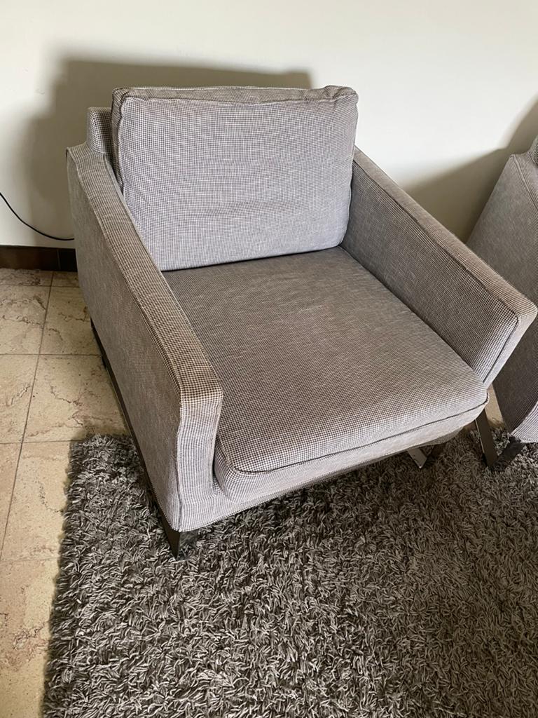 Zetels Ikea Mellby - Fauteuil Dansbro grijs, 75 à 100 cm, Moins de 150 cm, Une personne, Enlèvement