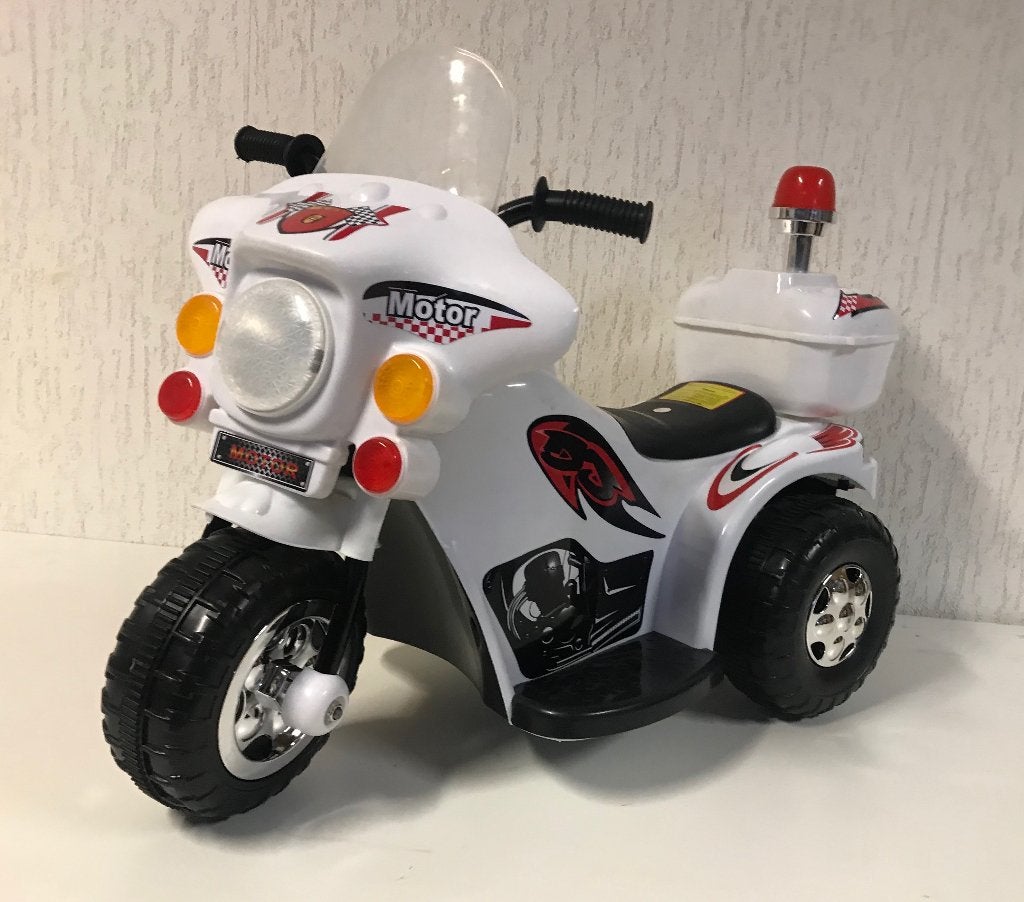 Politiemotor diverse kleuren 6v Sirene - Verlichting -geluid, Kinderen en Baby's, Ophalen of Verzenden, Nieuw