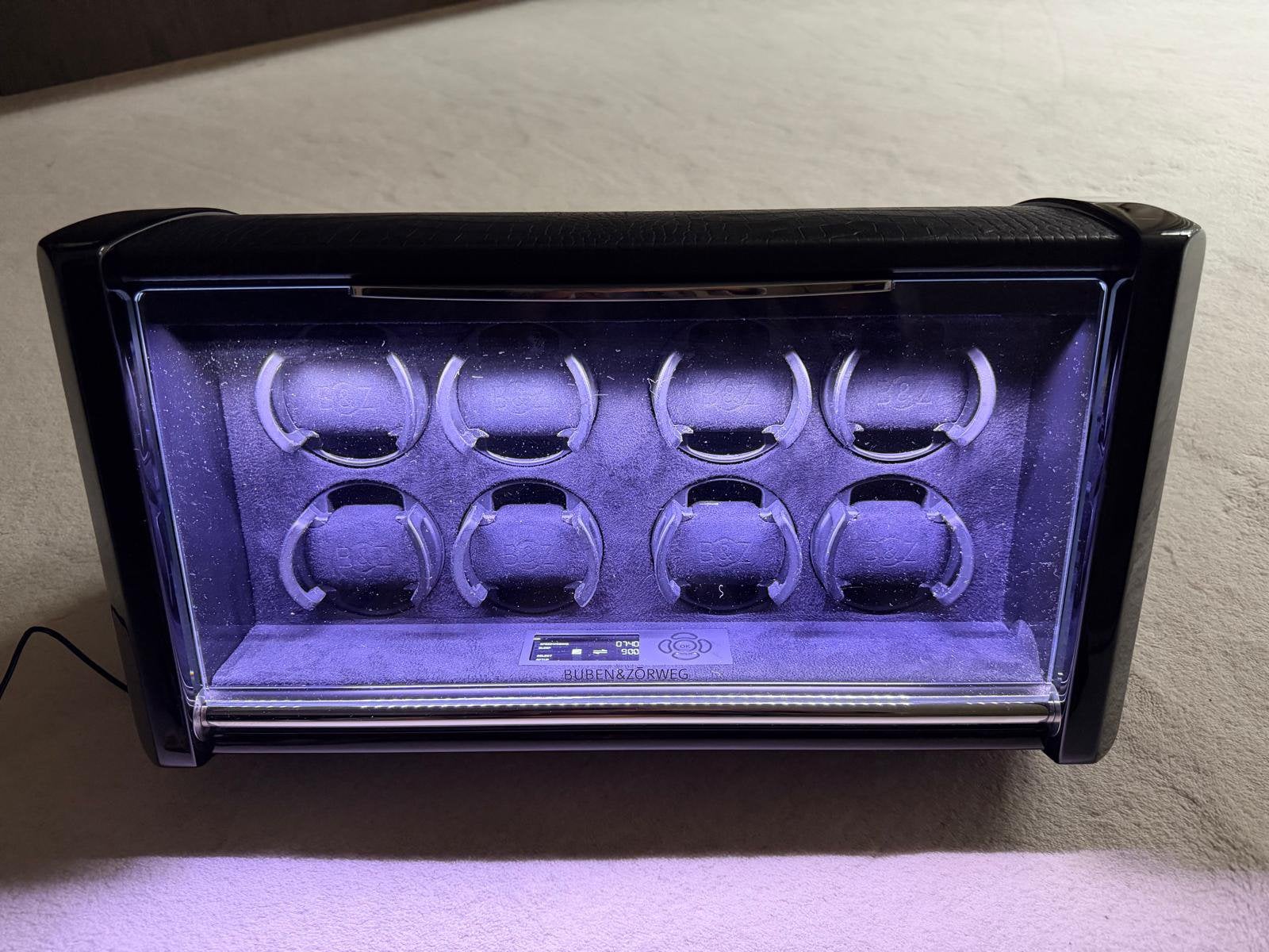 BUBEN & ZORWEG Spirit 8 Macassar Horloge Winder – Nieuwstaat, Ophalen, Zo goed als nieuw