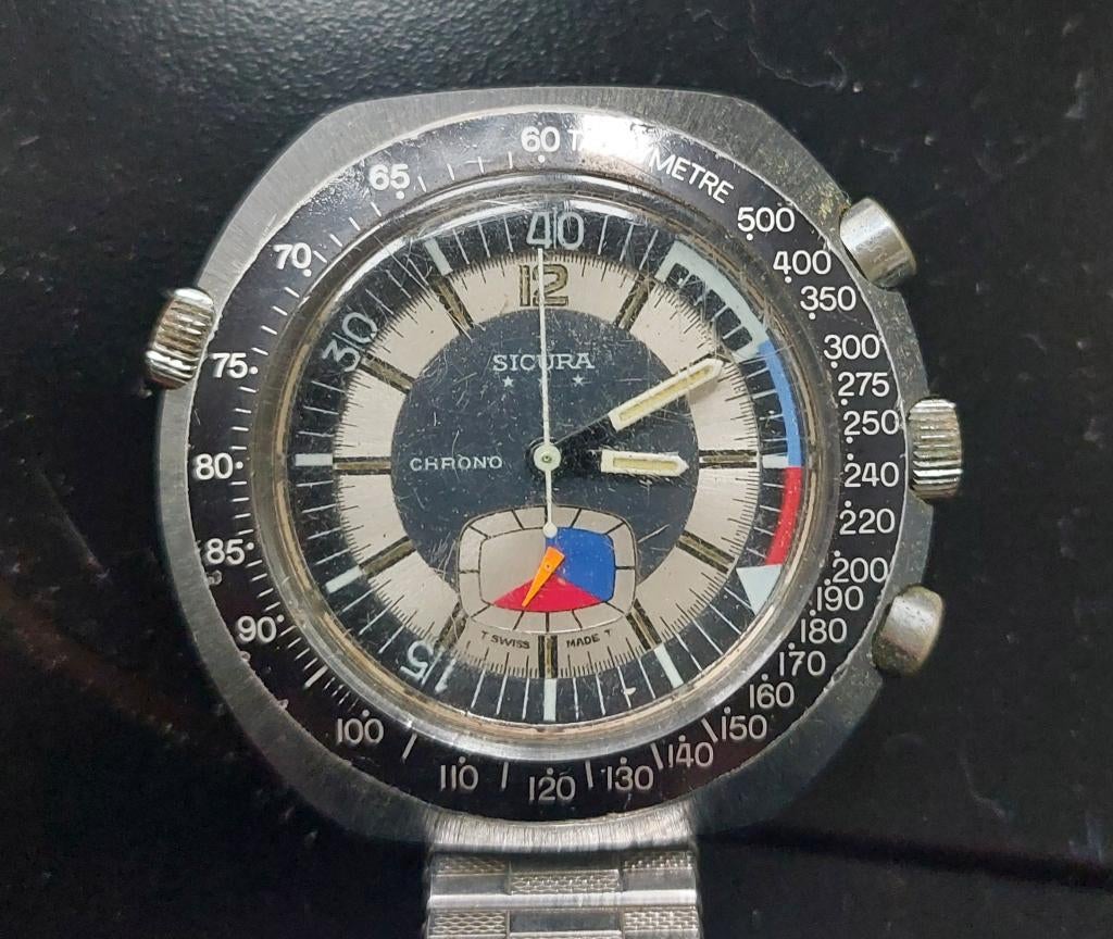 SECURA familie van Breitling, Montre-bracelet, Enlèvement ou Envoi, Breitling, Acier