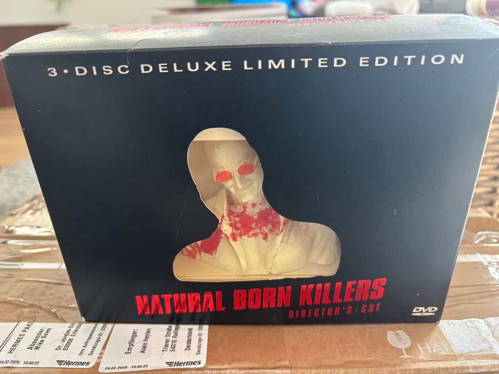 Natural Born Killers Deluxe Buste/DVD Deluxe gelimiteerd, Collections, Enlèvement ou Envoi