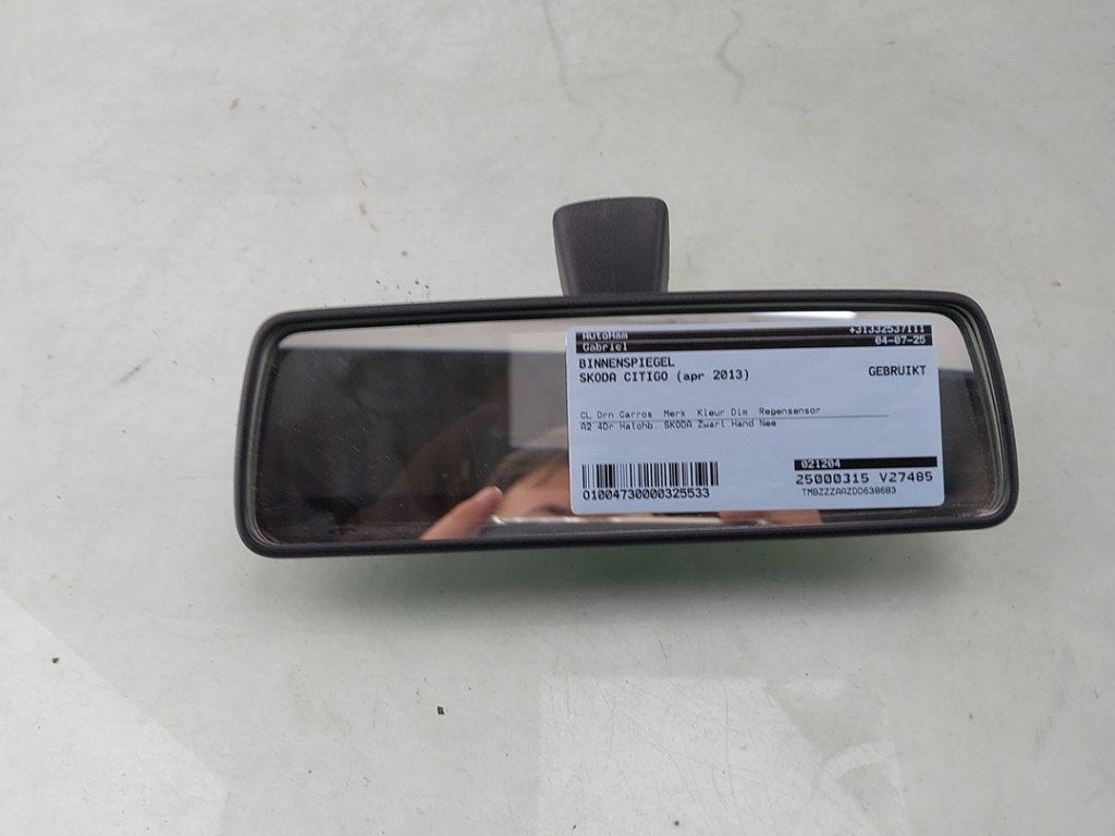 RETROVISEUR INTERIEUR Skoda Citigo (01-2011/08-2019), Utilisé, Info@skoda-auto.de, Skoda, Max-Planck-Straße  3-5
64331  Weiterstadt, DE