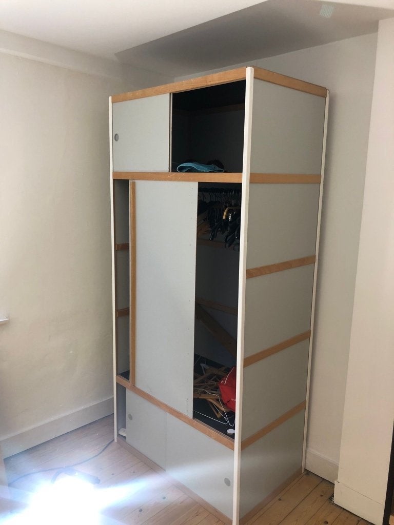 Armoire kewlox, Enlèvement, Utilisé