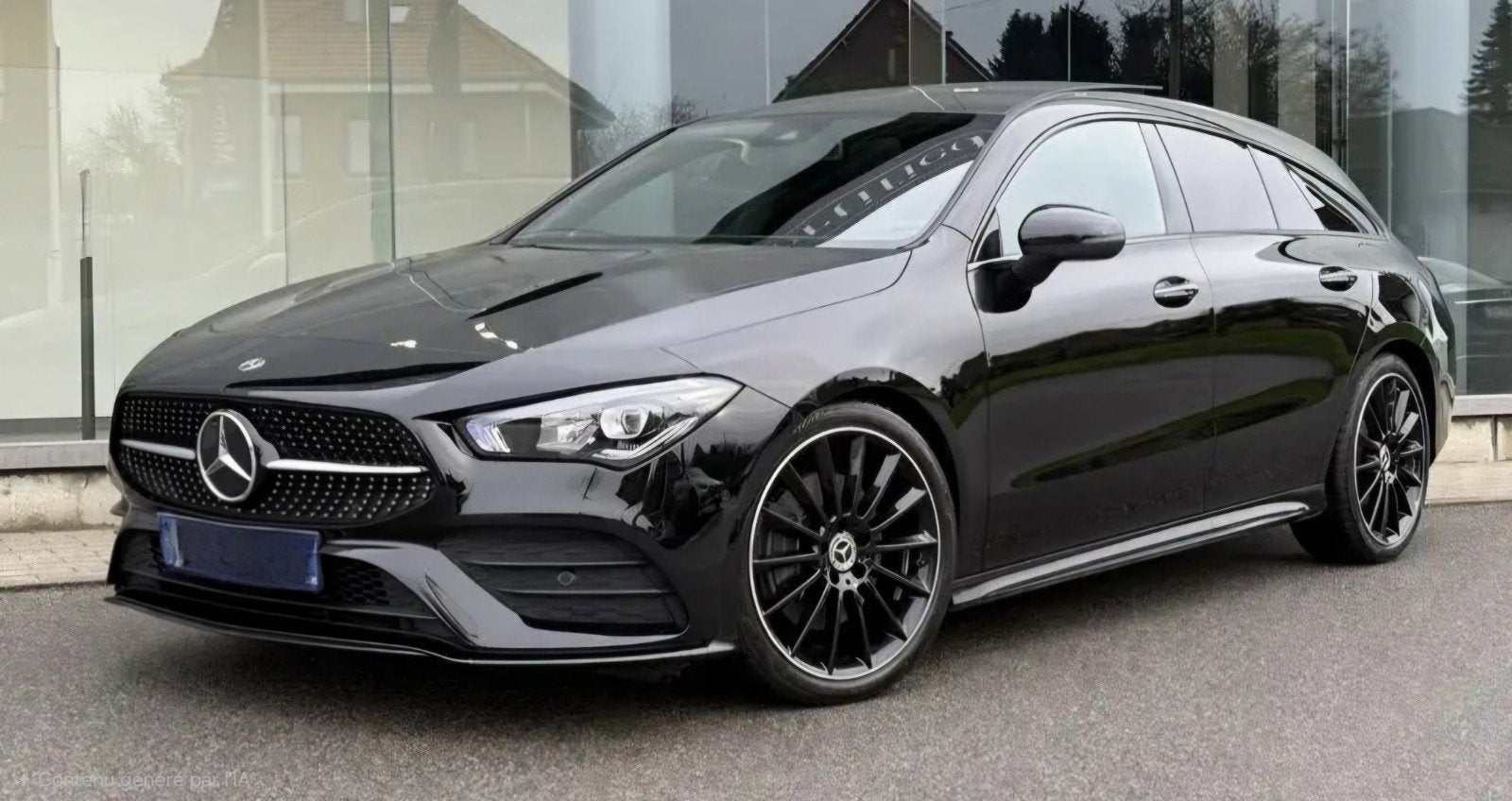 ✖️ MERCEDES-BENZ CLA 200 D AMG LINE SHOOTING BRAKE ☑️, Auto's, CLA, Zwart, 5 deurs, Particulier