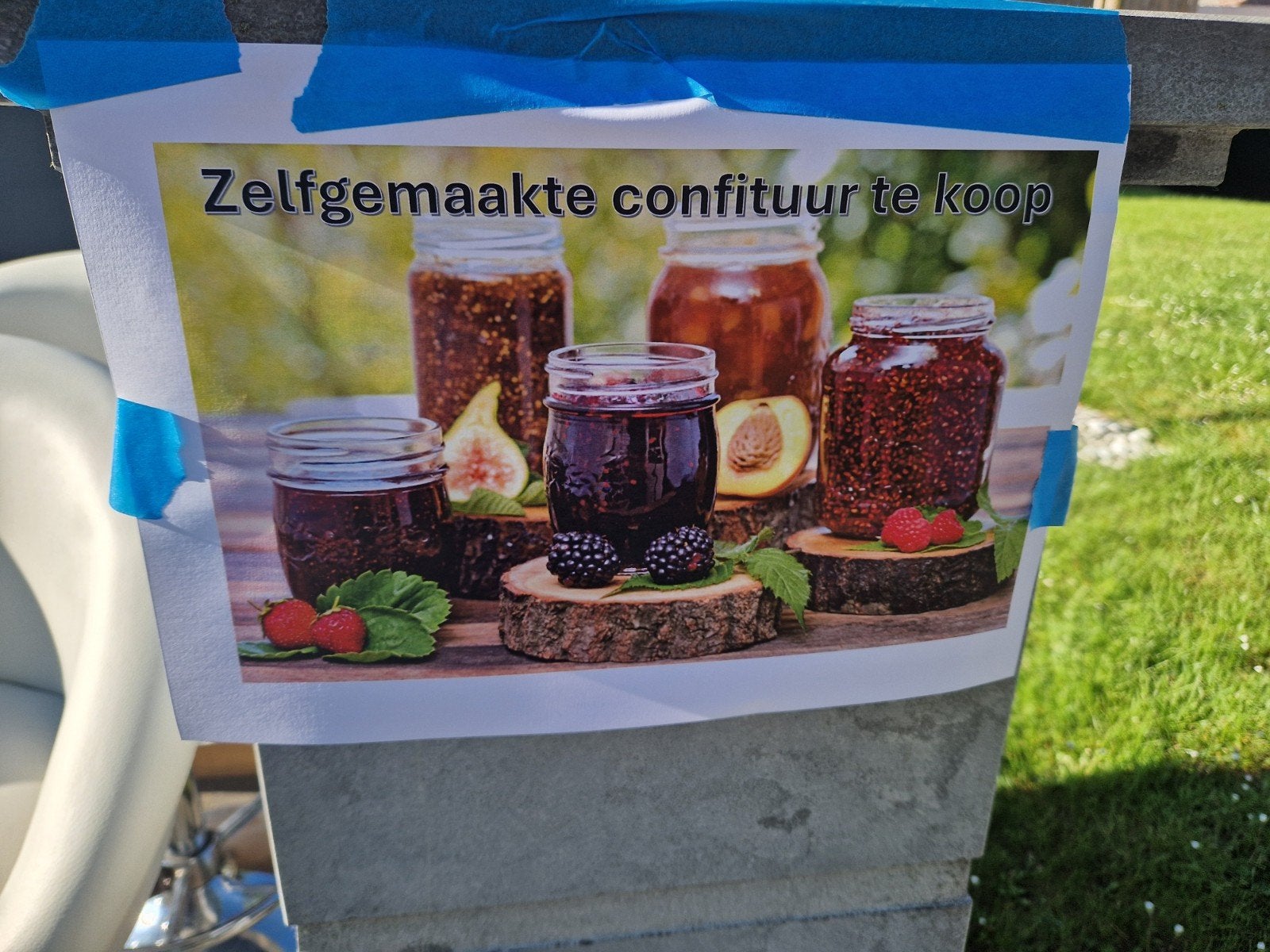 Zelfgemaakte confituren, Ophalen