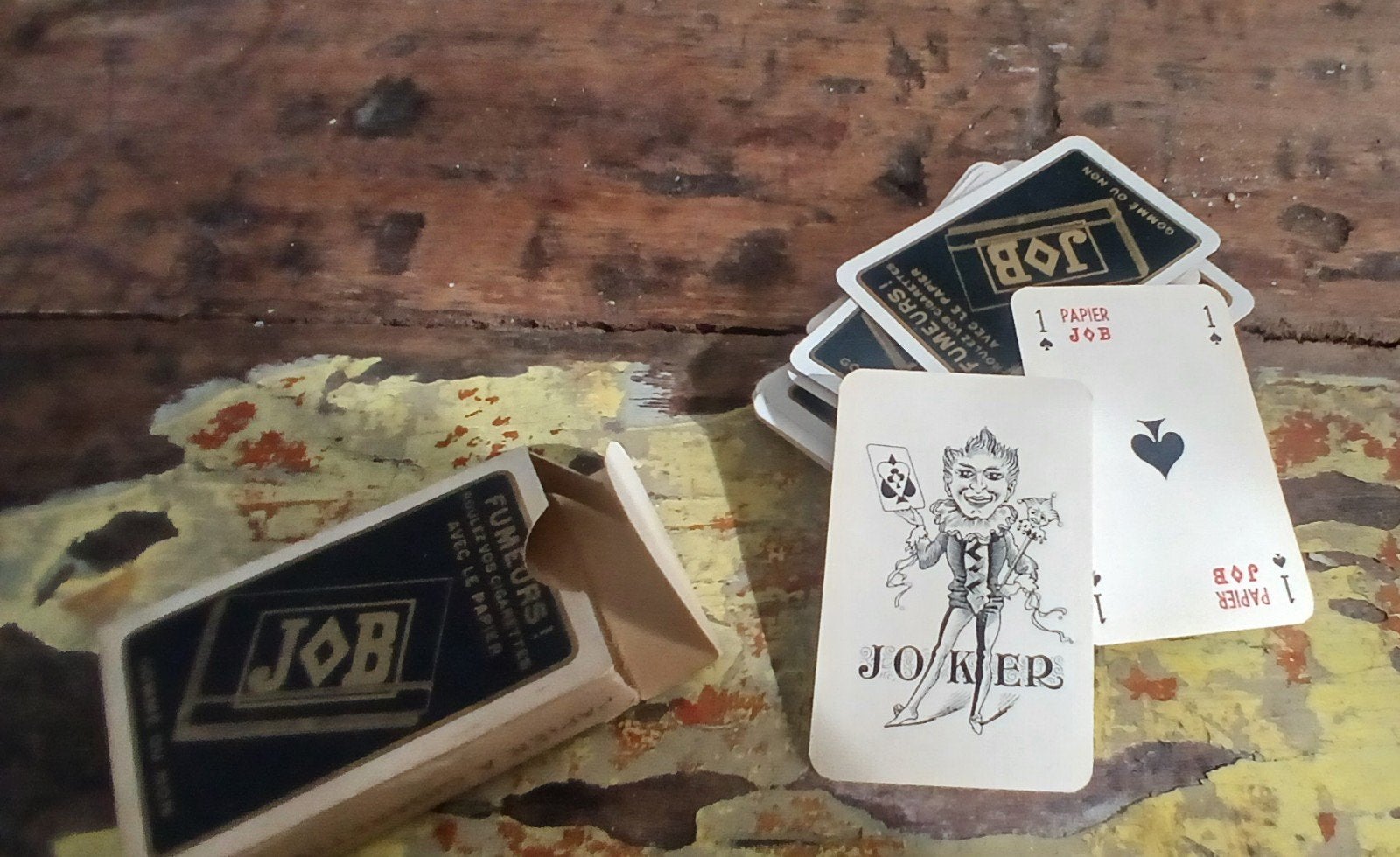 oud pakje speelkaarten mer joker ..job, Verzamelen, Ophalen of Verzenden